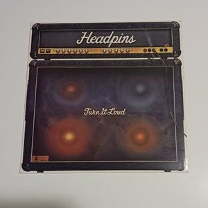 Vintage Headpins Turn It Loud vinyl record, 1982 first pressing, original record